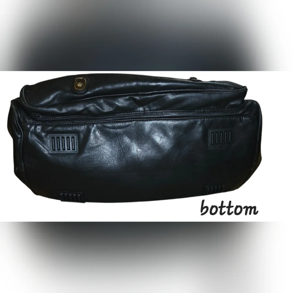Black Leather Duffel Bag 2012 Allstate BCS National Championship Game